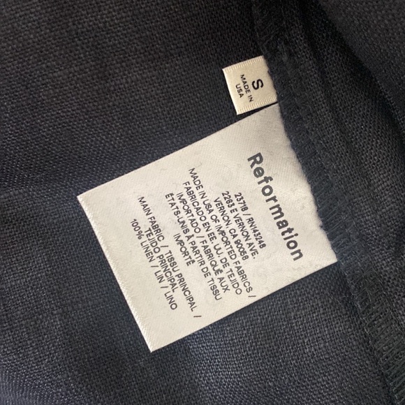 REFORMATION Grover Linen Dress - Picture 8 of 8